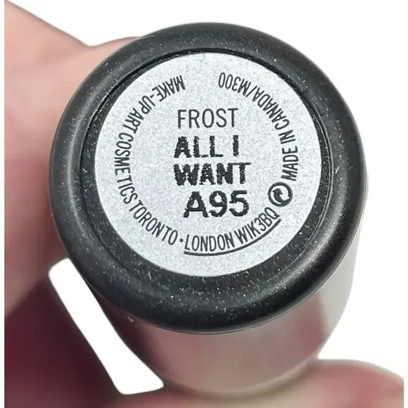 M-A-C All I Want Frost Lipstick New in Box Discontinued Mariah Carey Collection - Picture 3 of 15
